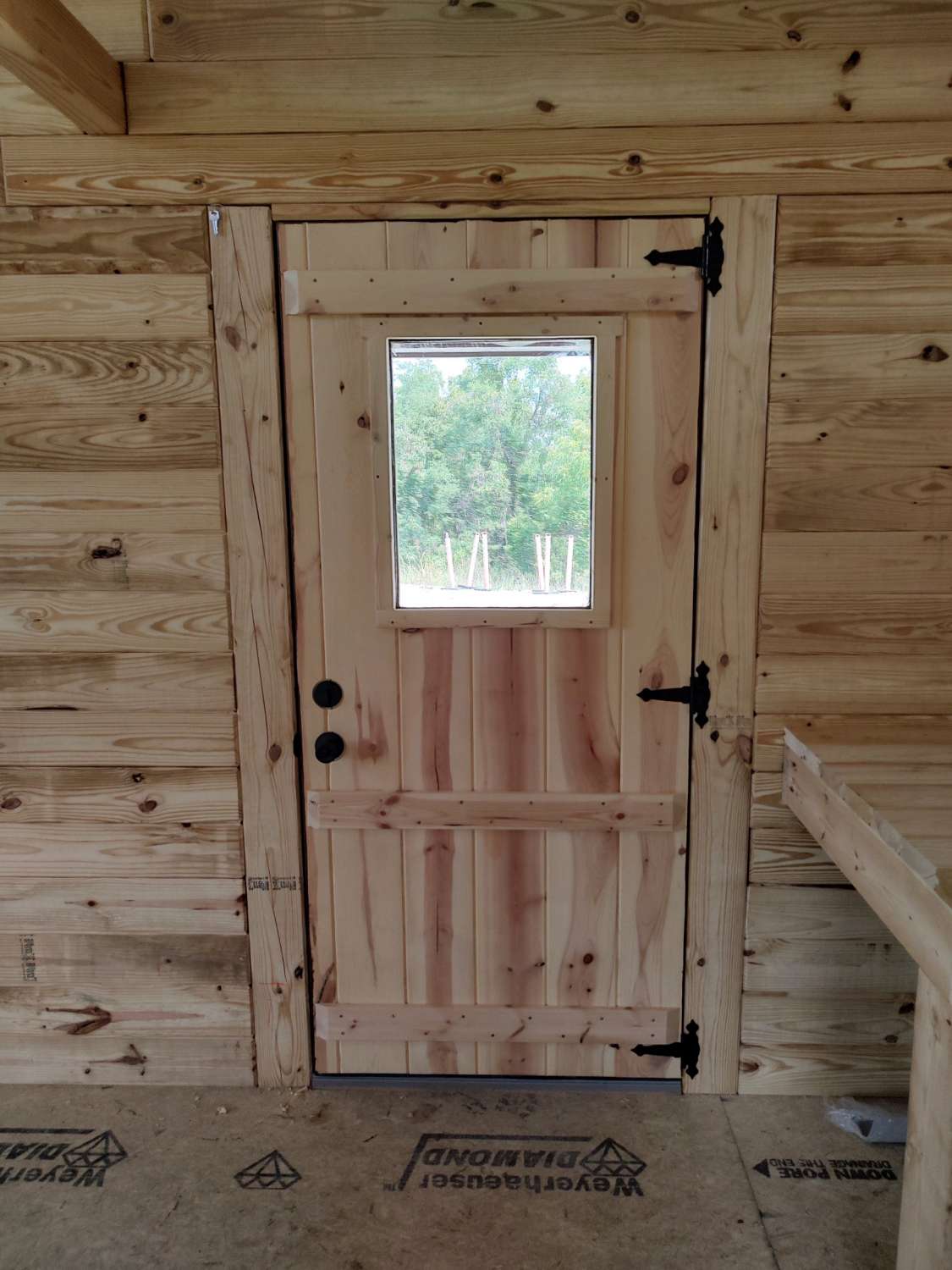 Cabin inside door