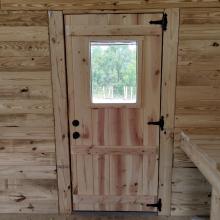Cabin inside door